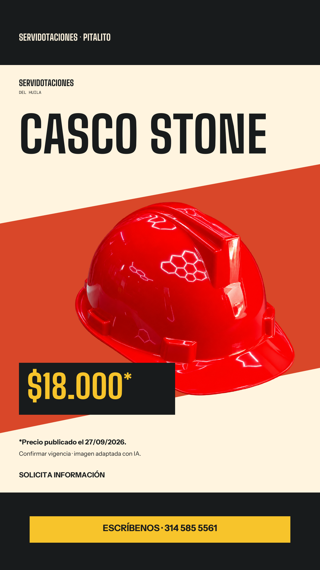 Paso firme · Historia de producto