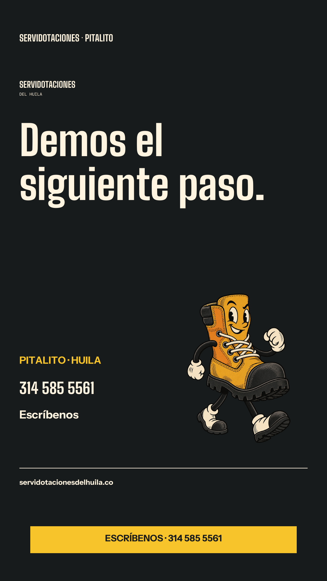 Paso firme · Estado de WhatsApp