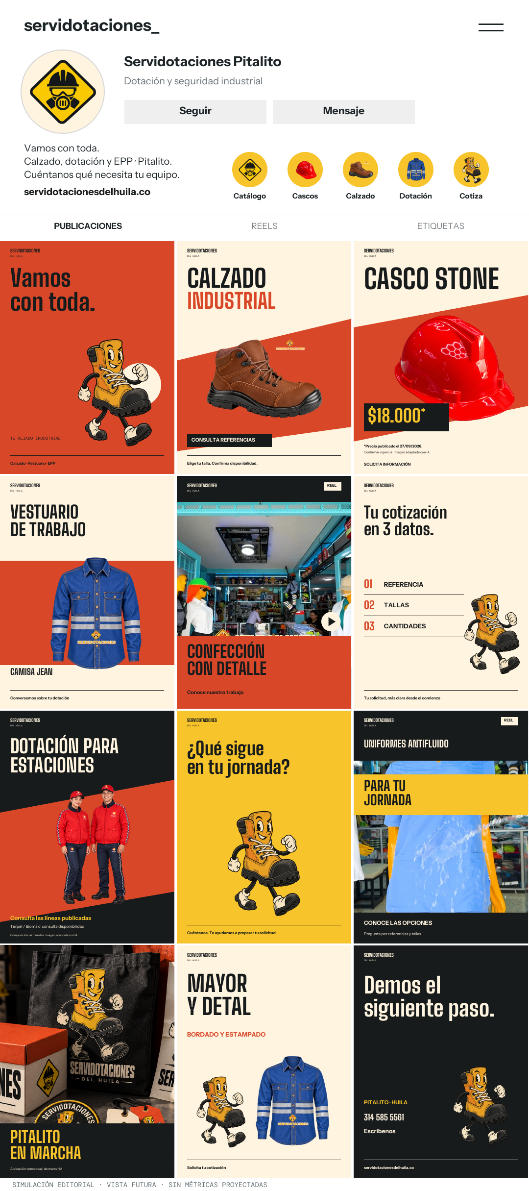 Instagram completo · Paso firme