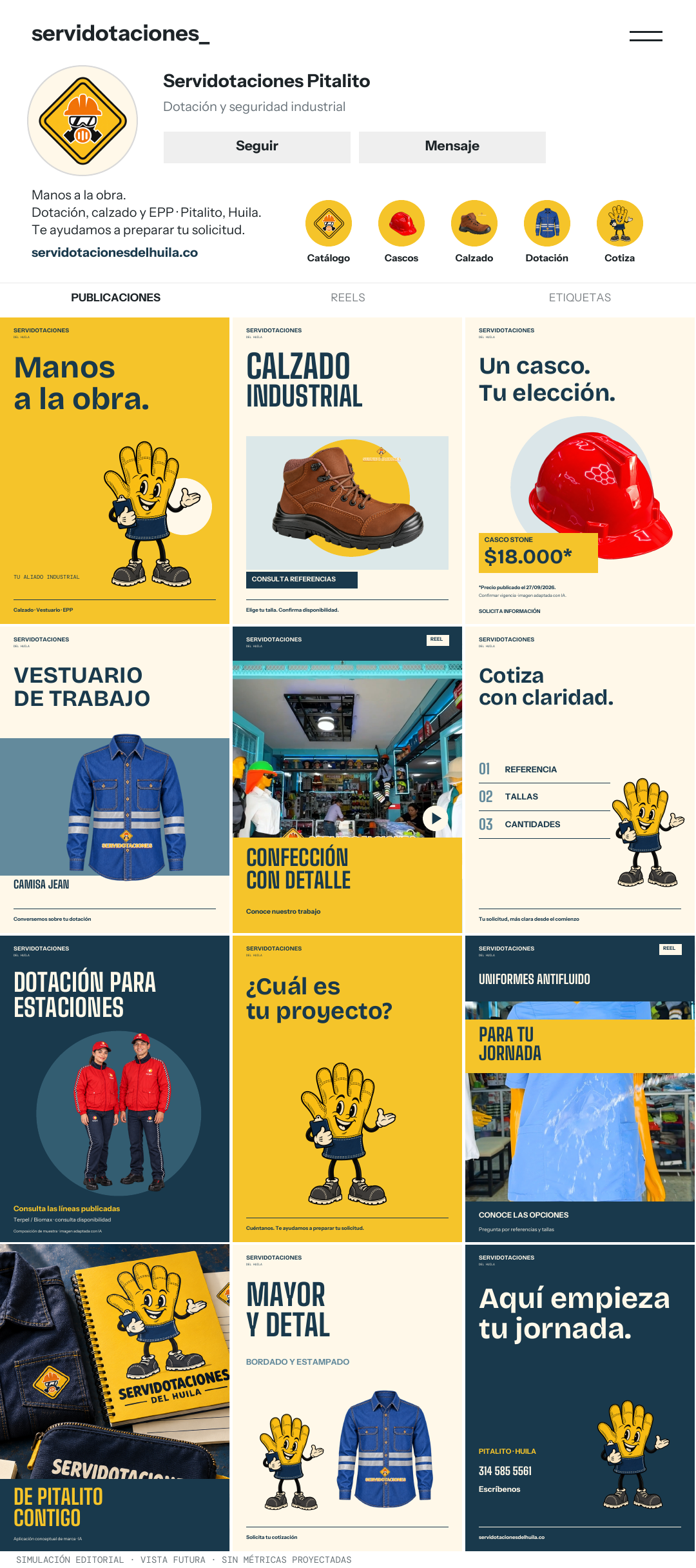 Instagram completo · Manos a la obra