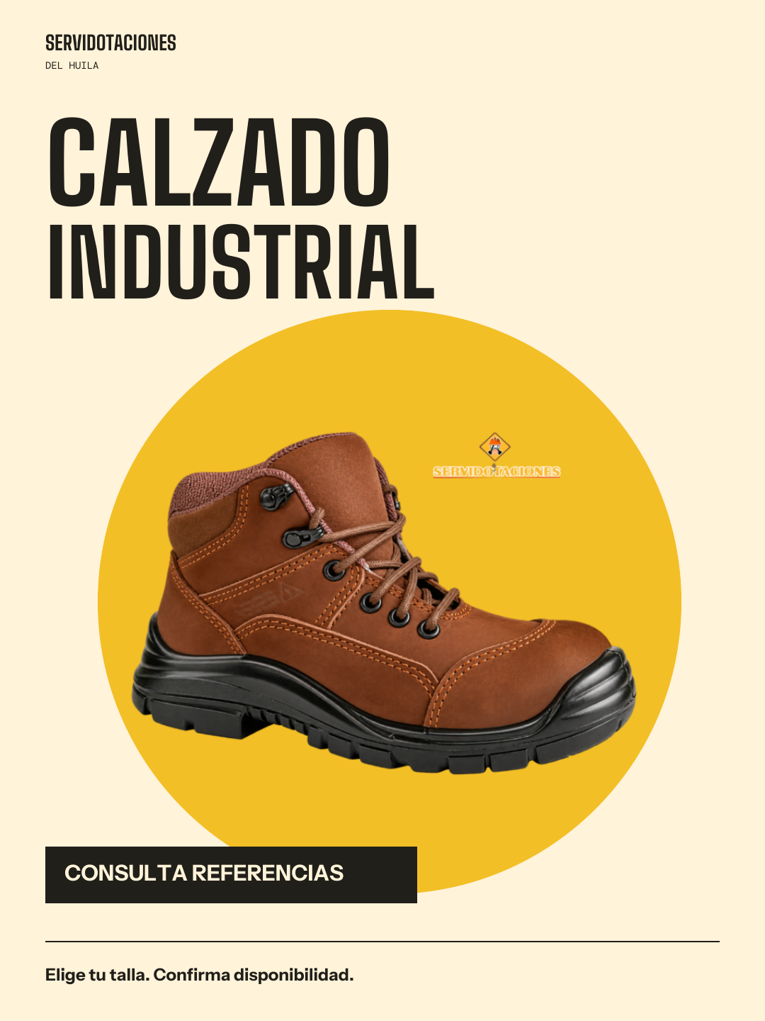 Oficio cercano · Calzado industrial