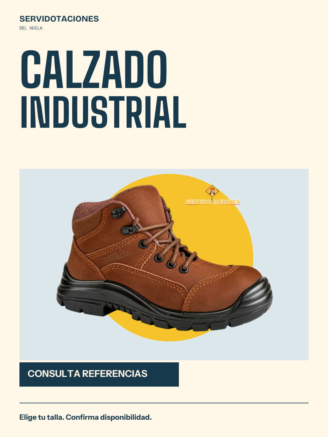 Manos a la obra · Calzado industrial