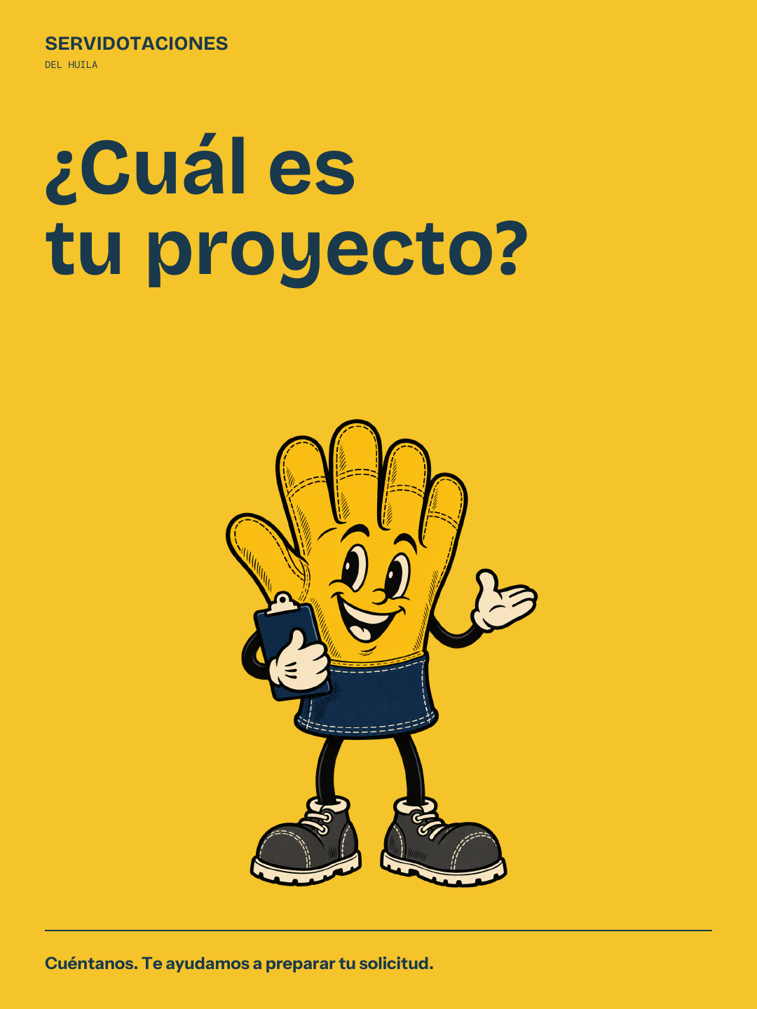 Manos a la obra · Personaje y pregunta